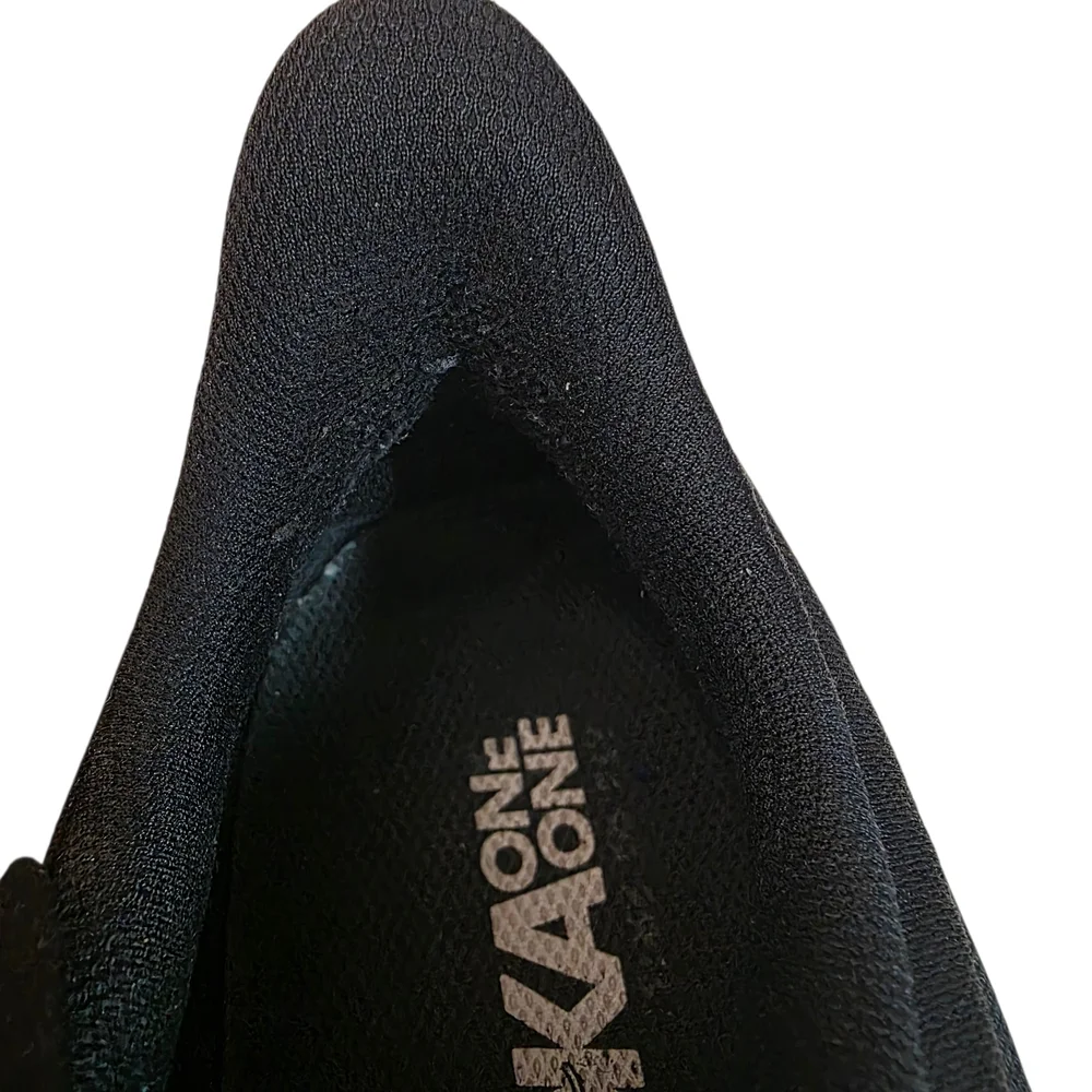 Hoka One One Clifton 7 Wide‎ Shoes 9 Black White Running Activewear Gym Comfort